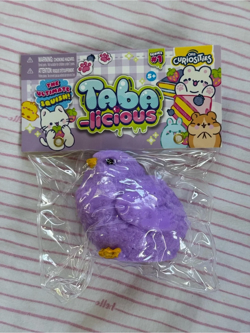 Tabalicious Purple Chick Squishy Toy By OrbCuriosities Series 1 New NWT
